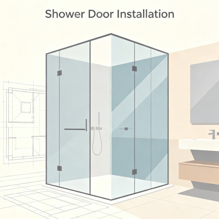 Shower Door Installation